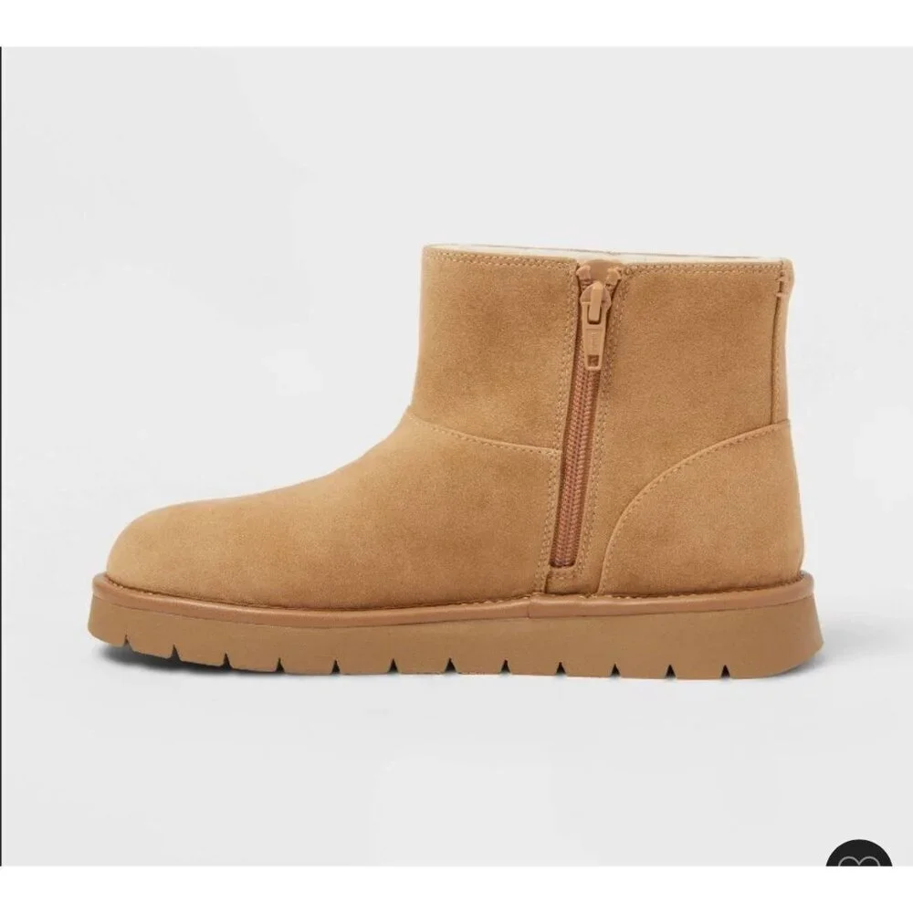 Universal Thread May Ankle Boots Memory Foam Color Tan size 11 NWT